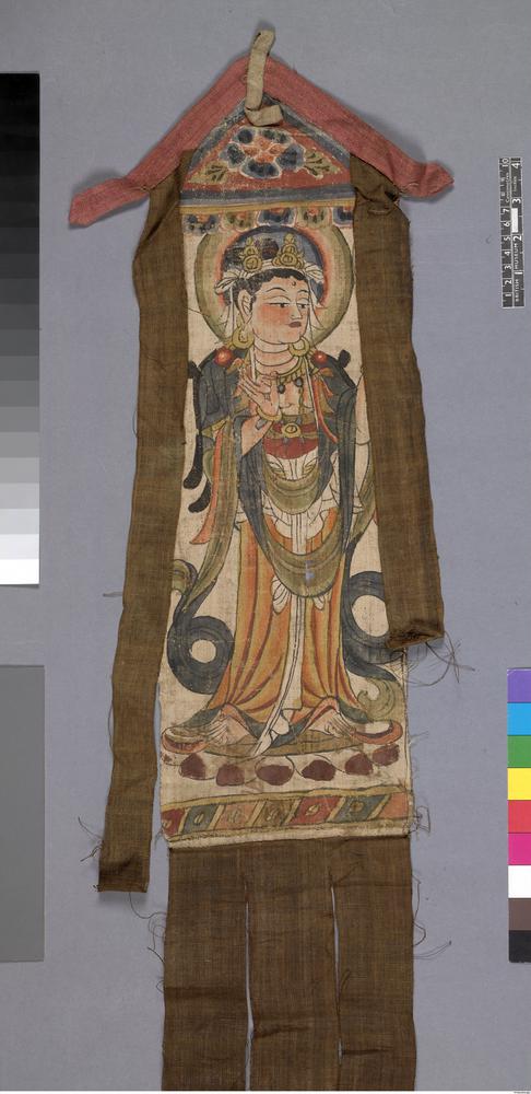 图片[1]-banner; painting; 幡(Chinese); 繪畫(Chinese) BM-1919-0101-0.152-China Archive